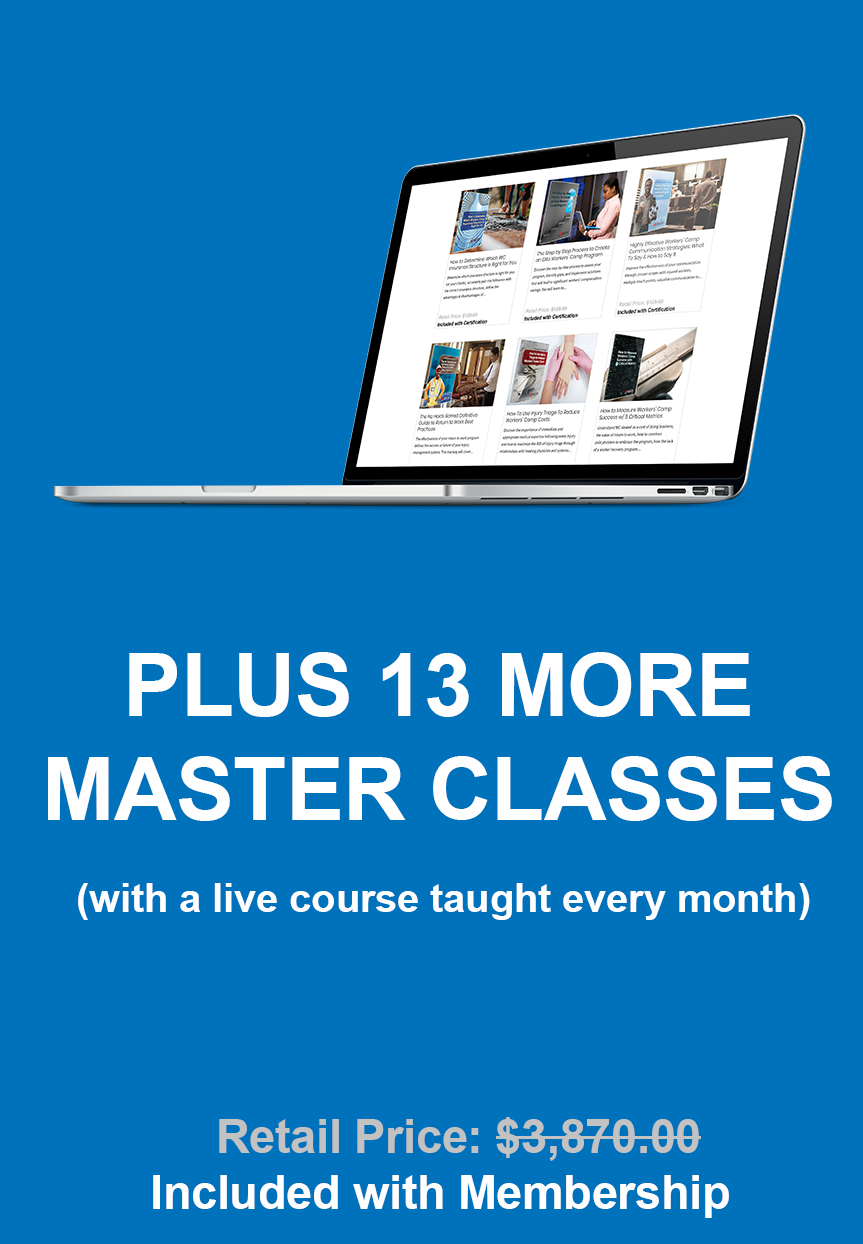 13 More Classes WC Master Classes